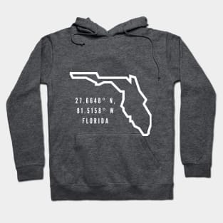 Florida Longtitude & Latitude Hoodie